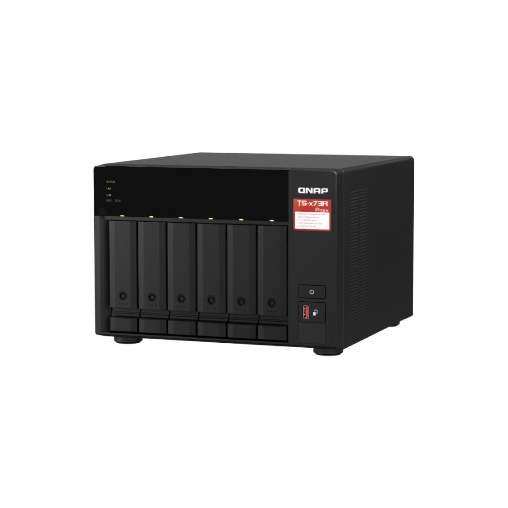 QNAP TS-673A-8G 6-Bay NAS with AMD Ryzen V1500B 4C/8T 2.2GHz & 8GB DDR4