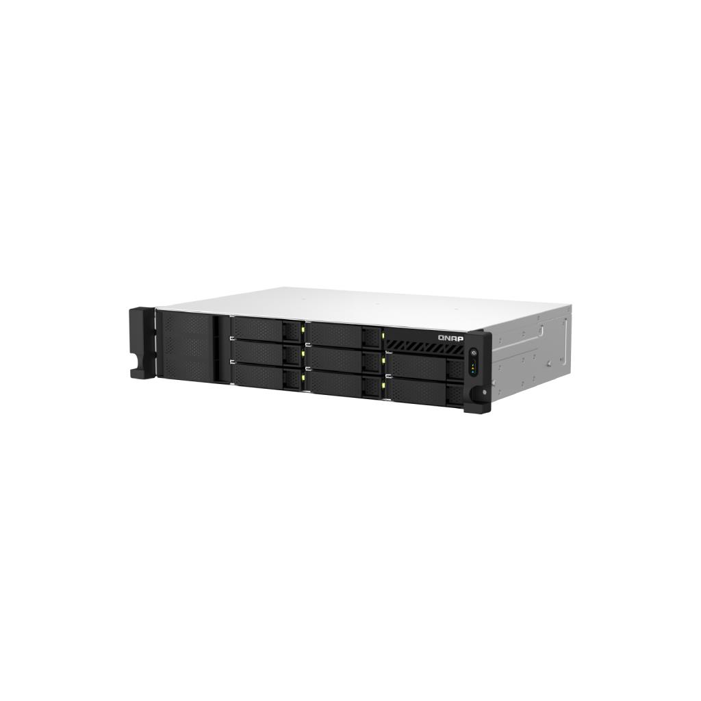 QNAP TS-873AeU-RP-4G 8-Bay 2U Rackmount NAS with AMD Ryzen V1500B 4C/8T 2.2GHz & Dual M.2 NVMe