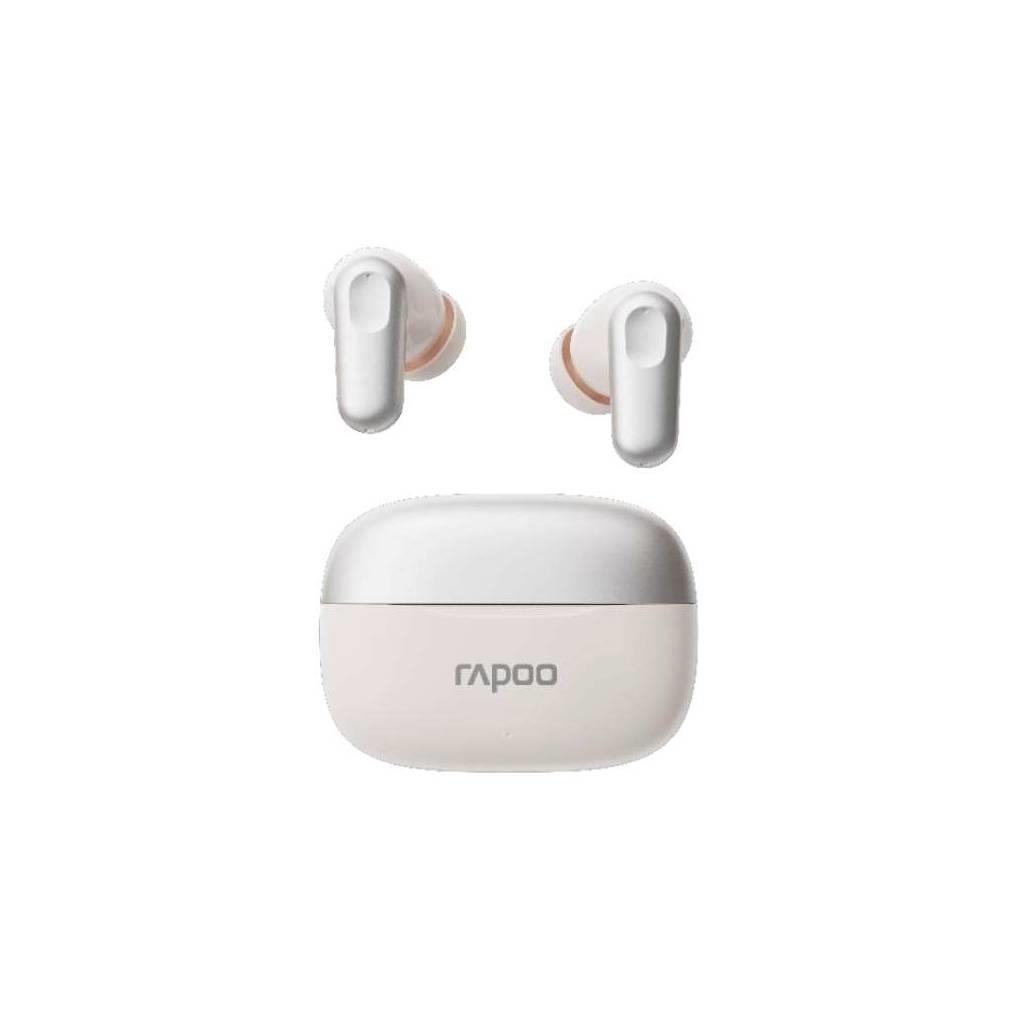 RAPOO T100 Wireless Bluetooth True Wireless Earbuds White