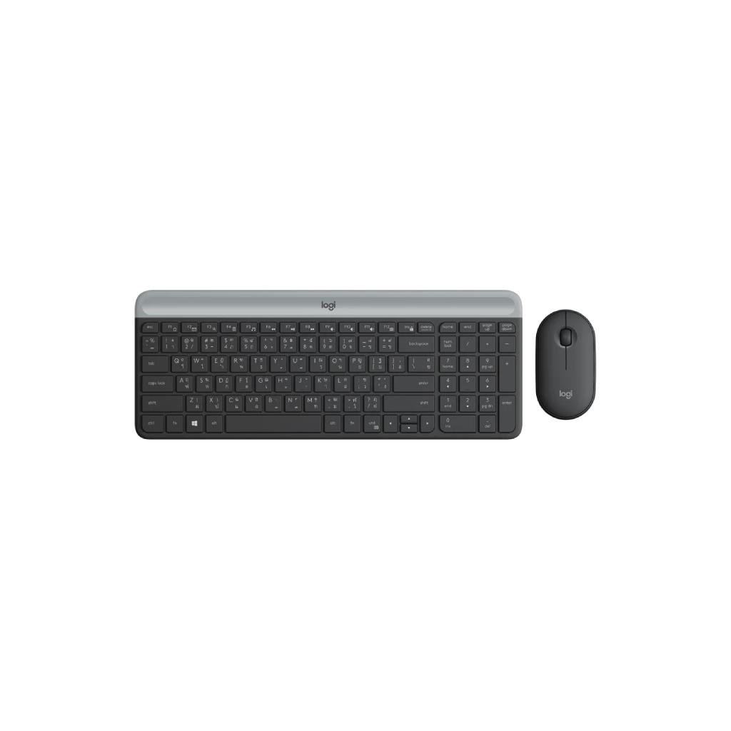 Logitech MK470 Slim Wireless Keyboard and Mouse Combo Graphite