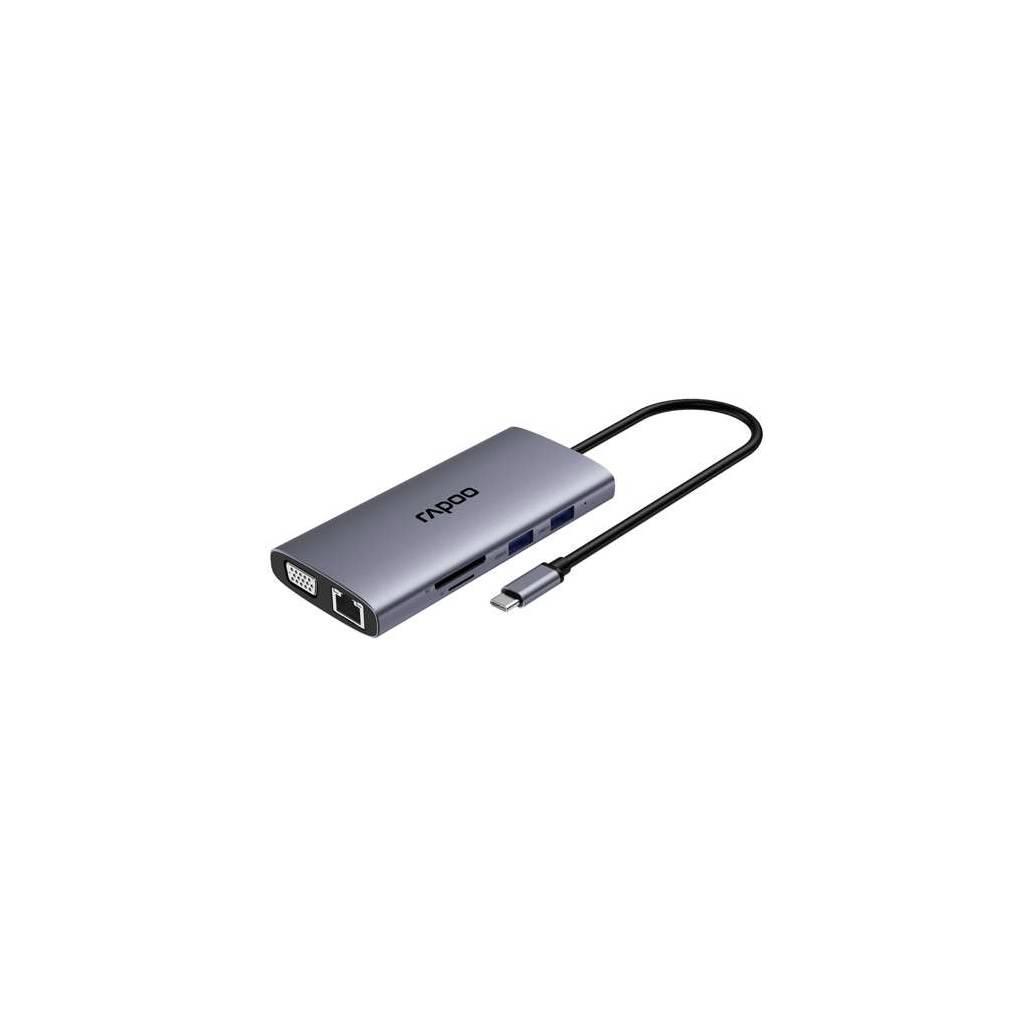 RAPOO XD101 USB-C 10-in-1 Docking Station 2-Year Warranty