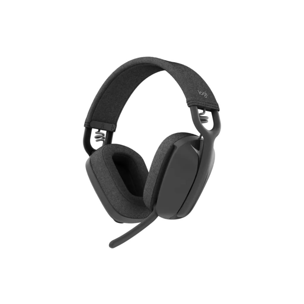 LOGITECH ZONE VIBE 100 Wireless Headphones (Graphite) - 40mm Drivers, 20hr Battery