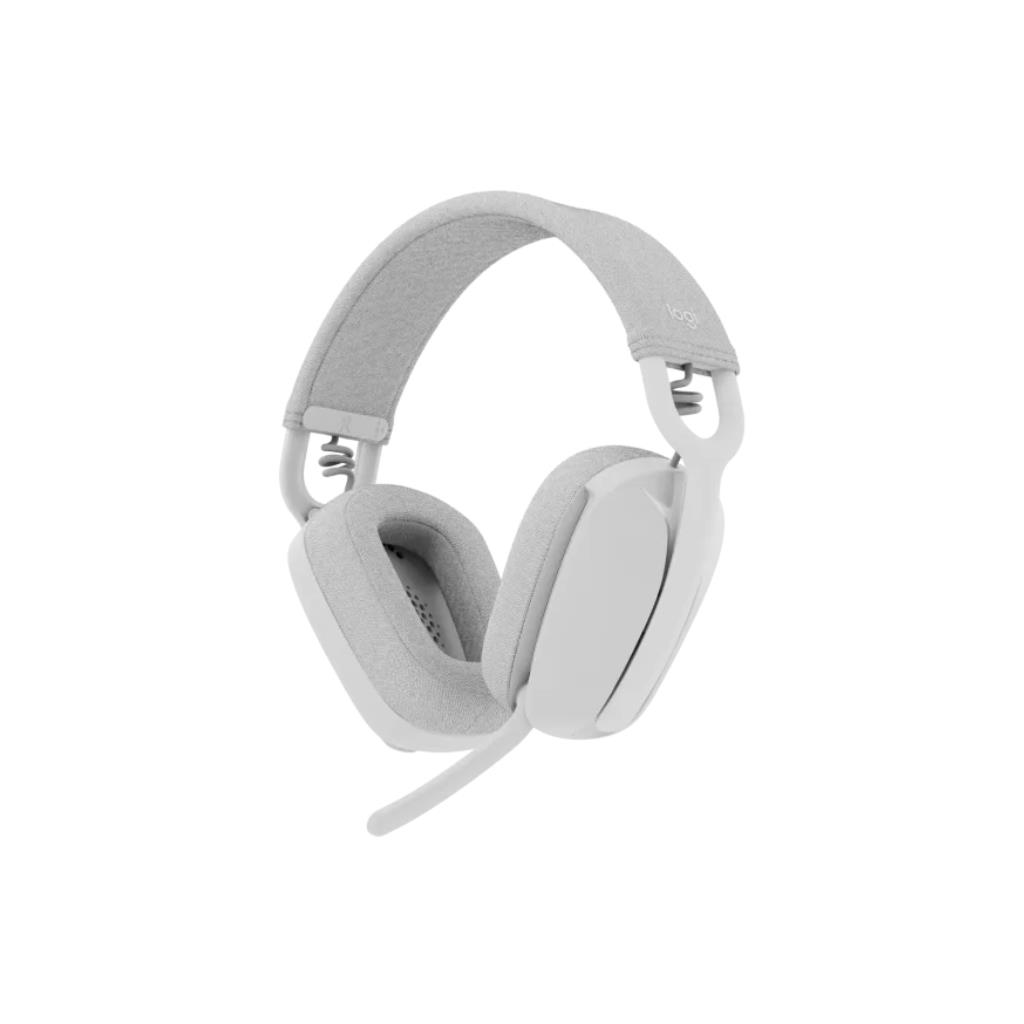 Logitech Zone Vibe 100 Wireless Headphones (Off-White) - 40mm Drivers